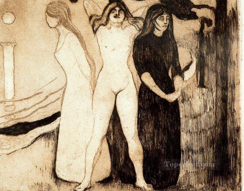 Las mujeres 1895 Edvard Munch Pintura al óleo